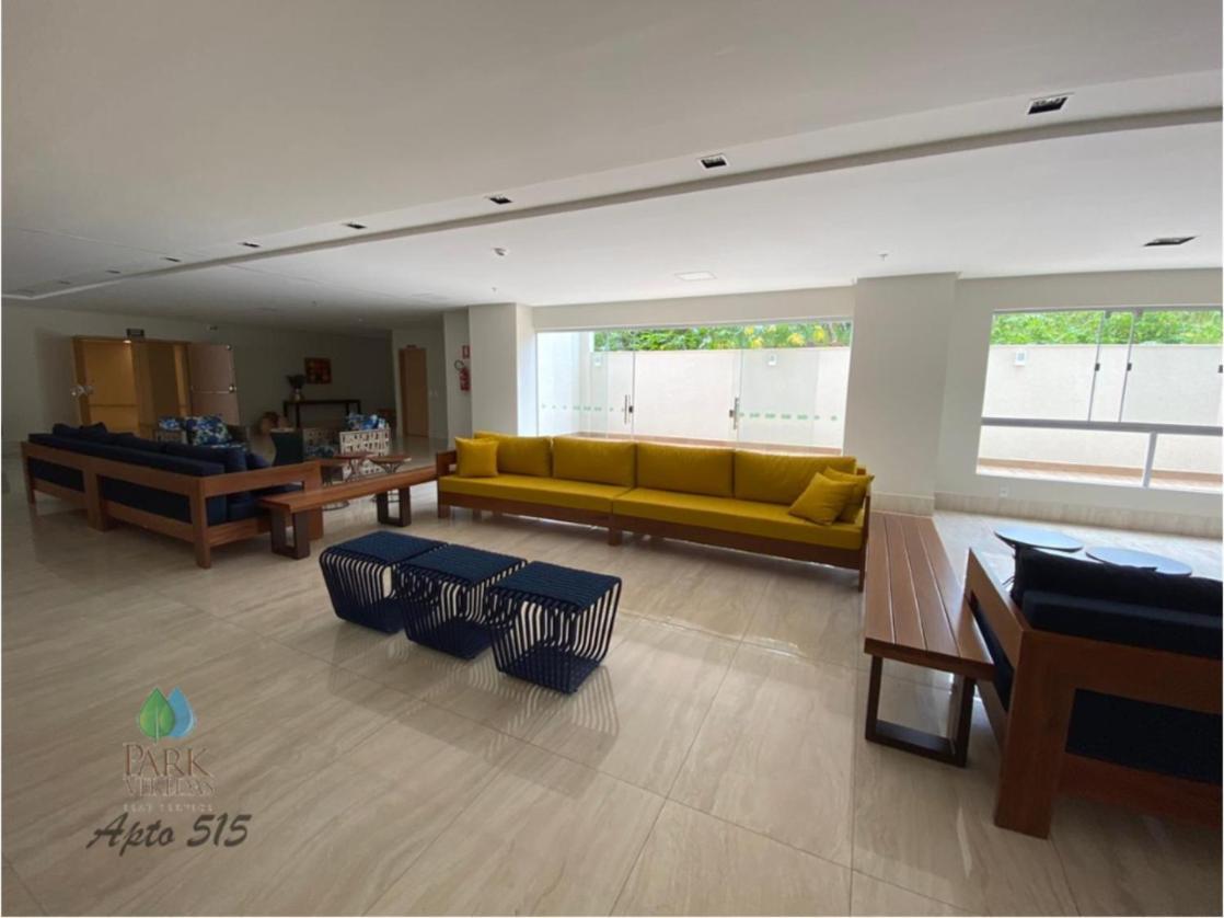 Flat Park Veredas com Vista Piscina Frigobar e Fogão Rio Quente Exterior foto
